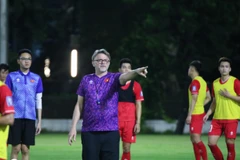 Thầy trò ông Philippe Troussier sẽ có hai trận đấu mang tính quyết định trong tháng 3. (Nguồn: VFF)