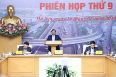 Thủ tướng Phạm Minh Chính chủ trì phiên họp. (Ảnh: Dương Giang/TTXVN)