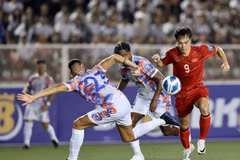 Tuyển Việt Nam cần phải vượt qua Philippines tại Mỹ Đình. (Ảnh: Hoàng Linh/TTXVN)