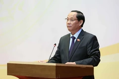 Phó Chủ tịch Quốc hội Trần Quang Phương phát biểu khai mạc. (Ảnh: An Đăng/TTXVN)