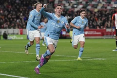 Phil Foden lập hat-trick giúp Manchester City chiến thắng. (Nguồn: Getty Images)