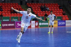 Futsal Việt Nam quyết tâm giành vé vào tứ kết Futsal châu Á 2024. (Nguồn: AFC)