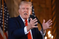 Cựu Tổng thống Mỹ Donald Trump. (Ảnh: Getty Images/TTXVN)
