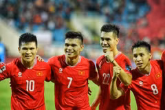 Tuyển Việt Nam vẫn còn cơ hội để vượt qua Vòng loại thứ 2 World Cup 2026 khu vực châu Á. (Ảnh: Tuấn Anh/TTXVN)