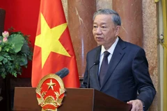Chủ tịch nước Tô Lâm phát biểu. (Ảnh: Nhan Sáng/TTXVN)