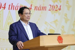 Thủ tướng Phạm Minh Chính, Chủ tịch Ủy ban quốc gia Đổi mới giáo dục và đào tạo chủ trì phiên họp. (Ảnh: Dương Giang/TTXVN)