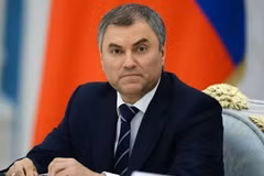 Chủ tịch Duma Quốc gia Nga Vyacheslav Volodin. (Ảnh: Sputnik/TTXVN)
