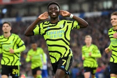 Arsenal lại tạm chiếm ngôi đầu bảng Premier League. (Nguồn: Getty Images)