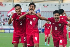 U23 Indonesia sáng cửa vào tứ kết U23 châu Á 2024. (Nguồn: PSSI)