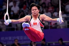 Nguyễn Văn Khánh Phong sẽ thi đấu ở nội dung vòng treo. (Ảnh: AFP/TTXVN)