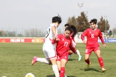 U20 Nữ Việt Nam không thể tạo nên bất ngờ trước U20 Nữ Triều Tiên. (Nguồn: VFF)