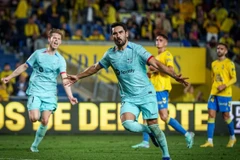 Gundogan mang chiến thắng về cho Barcelona. (Nguồn: Getty Images)
