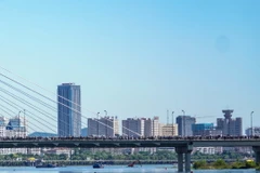 Quang cảnh thành phố Cát Lâm (Trung Quốc), nơi bốn người nước ngoài bị đâm khi đang đến thăm công viên Beishan. (Nguồn: Xinhua)