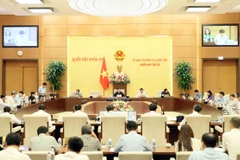 Ủy ban Thường vụ Quốc hội cho ý kiến về việc chuẩn bị Kỳ họp thứ 7, Quốc hội khóa XV. (Ảnh: An Đăng/TTXVN)