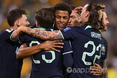 Australia sớm ghi tên mình vào vòng loại thứ 3 World Cup 2026 khu vực châu Á. (Nguồn: AAP)