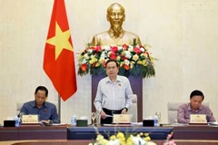 Chủ tịch Quốc hội Trần Thanh Mẫn phát biểu. (Ảnh: Doãn Tấn/TTXVN)