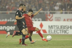 Đội tuyển Việt Nam đánh bại Indonesia ở AFF Cup 2022. (Ảnh: Minh Quyết/TTXVN)