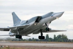 Một máy bay ném bom chiến lược Tu-22M3. (Nguồn: Russian media)