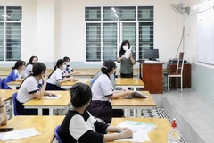 Thí sinh dự thi Tốt nghiệp Trung học phổ thông. (Ảnh: Hồng Giang/TTXVN)