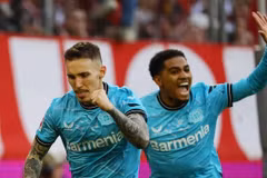 Bayer Leverkusen tiến những bước quan trọng đến ngôi vương Bundesliga mùa này. (Nguồn: Reuters)