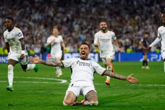 Joselu lập cú đúp giúp Real ngược dòng đánh bại Bayern Munich. (Nguồn: Reuters)