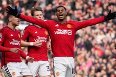 Manchester United giành chiến thắng tại vòng 28 Premier League. (Nguồn: AP)