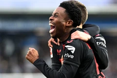 Nathan Tella mang chiến thắng về cho Leverkusen. (Nguồn: bundesliga)