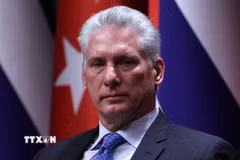 Chủ tịch Cuba Miguel Diaz-Canel. (Ảnh: AFP/TTXVN)