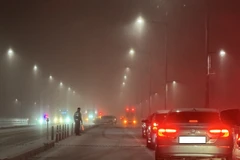 Khu vực xảy ra vụ tai nạn trên cầu Geumbitnoeul. (Nguồn: Yonhap)