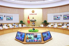 Thủ tướng Phạm Minh Chính chủ trì Phiên họp Chính phủ thường kỳ tháng Sáu năm 2024. (Ảnh: Dương Giang/TTXVN)