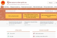 Truy cập vào cổng Dịch vụ công quốc gia (tại địa chỉ dichvucong.gov.vn) hoặc trên ứng dụng VNelD, lựa chọn mục dịch vụ để thực hiện nộp hồ sơ trực tuyến.