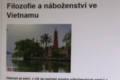 Bài báo có tiêu đề 'Triết học và tôn giáo tại Việt Nam.' (Nguồn: ​Vietnam+)