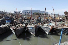 Nhiều tàu đánh cá của Trung Quốc bị bắt giữ khi hoạt động bất hợp pháp ngoài khơi Incheon. (Nguồn: AP)