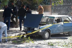 Hiện trường vụ đánh bom. (Nguồn: Reuters)