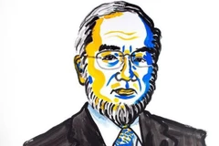 Bức vẽ ông Yoshinori Ohsumi. (Nguồn: Nobel)