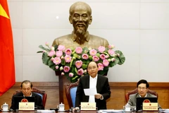 Thủ tướng Nguyễn Xuân Phúc phát biểu chỉ đạo. (Ảnh: Thống Nhất/TTXVN)