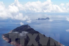 Đảo Senkaku tranh chấp giữa Trung Quốc và Nhật Bản trên biển Hoa Đông. (Nguồn: AFP/TTXVN)