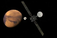 Schiaparelli đã tách khỏi "tàu mẹ" module TGO. (Nguồn: ESA)