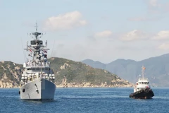 Tàu quốc tế cập Cảng quốc tế Cam Ranh, Khánh Hòa. (Ảnh: Tiên Minh/TTXVN)