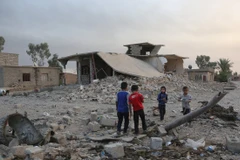 Trẻ em ở Mosul. (Nguồn: Xinhua)