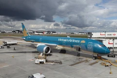 Máy bay Boeing 787-9 Dreamliner của Vietnam Airlines. (Ảnh: Đỗ Sinh/TTXVN)