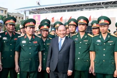 Thủ tướng Nguyễn Xuân Phúc với các đại biểu. (Ảnh: Thống Nhất/TTXVN) 