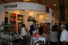 Gian hàng Việt Nam tại hội chợ. (Ảnh: Đỗ Quyên/Vietnam+)
