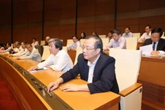 Quốc hội biểu quyết thông qua Luật báo chí (sửa đổi) hồi tháng 4/2016. (Ảnh: Phương Hoa/TTXVN)