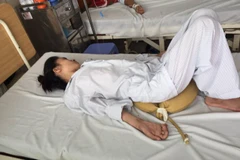 Bệnh nhân đang được điều trị tại Bệnh viện Bạch Mai. (Ảnh: M.T/Vietnam+)