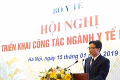 Phó Thủ tướng Vũ Đức Đam phát biểu tại hội nghị. (Ảnh: PV/Vietnam+)