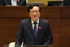 Chánh án Tòa án nhân dân Tối cao Nguyễn Hòa Bình. (Ảnh: Phương Hoa/TTXVN)