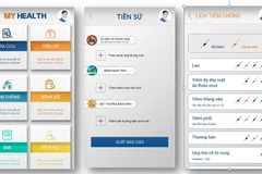 Giao diện của ứng dụng My Health.