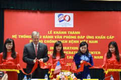 Khánh thành văn phòng đáp ứng khẩn cấp phòng chống dịch bệnh