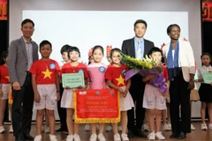 Đội thi Trường Tiểu học An Nông (tỉnh Thanh Hóa) được trao giải Đặc biệt tại hội thi.